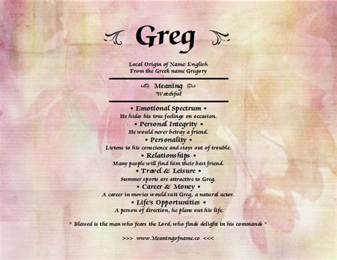 greg origine|greg meaning.